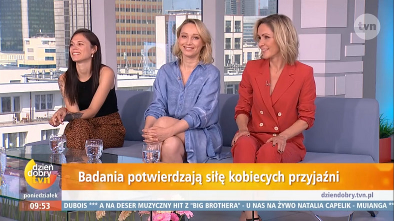 Maria Tymańska, Joanna Orleańska i Małgorzata Ohme w "Dzień dobry TVN"