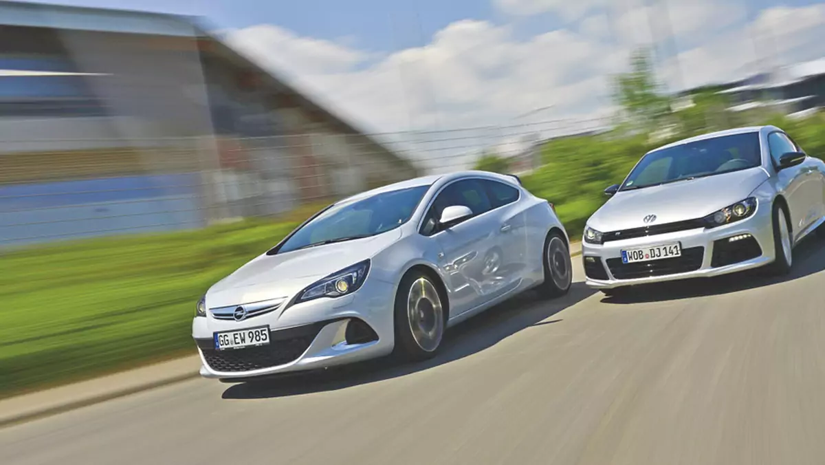 Astra OPC kontra Scirocco R: czy Opel pokona Volkswagena