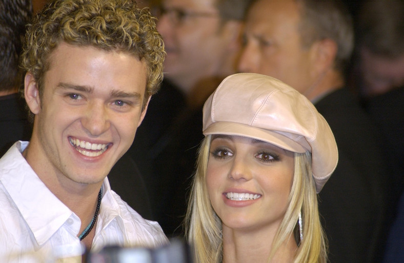 Britney Spears i Justin Timberlake w 2002 r. 