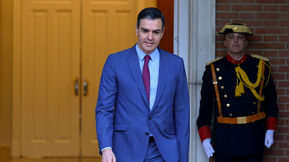 Pedro Sanchez, premier Hiszpanii, 28 kwietnia 2022 r.
