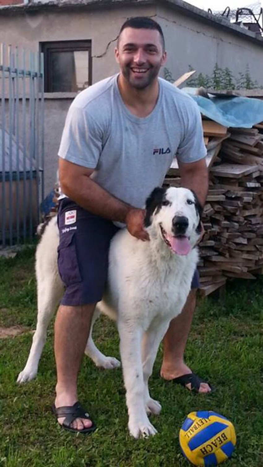 Asmir Kolašinac sa Hektorom