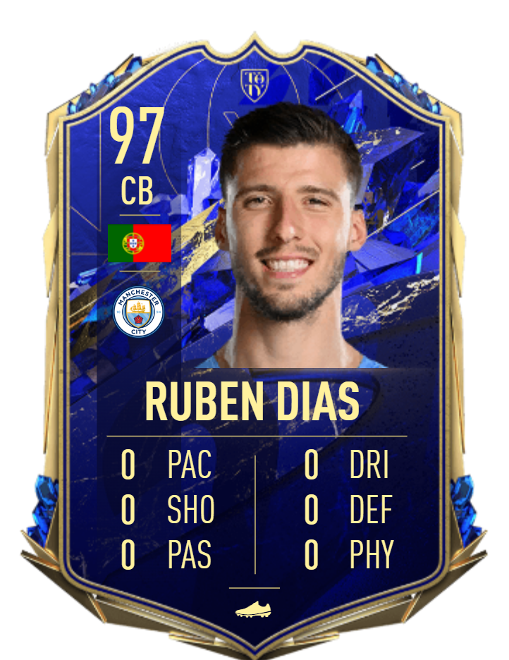 Rúben Dias FIFA 22 TOTY Card