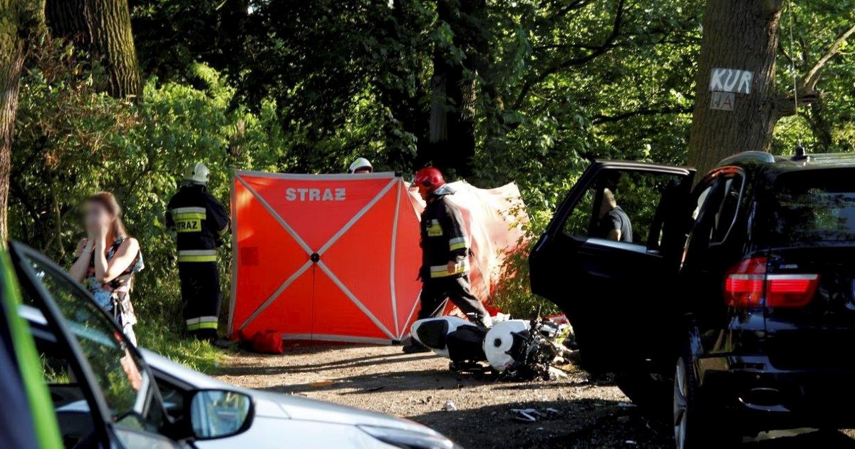 Tragiczny wypadek pod Opolem. Nie żyje motocyklista
