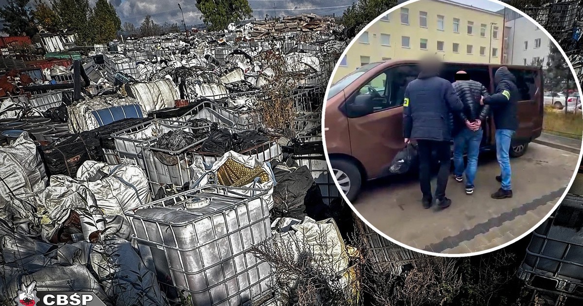 Wielka akcja CBŚP. Gang śmieciowy rozbity, członkom postawiono ponad 17 tys. zarzutów