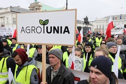 Protest rolników w Warszawie