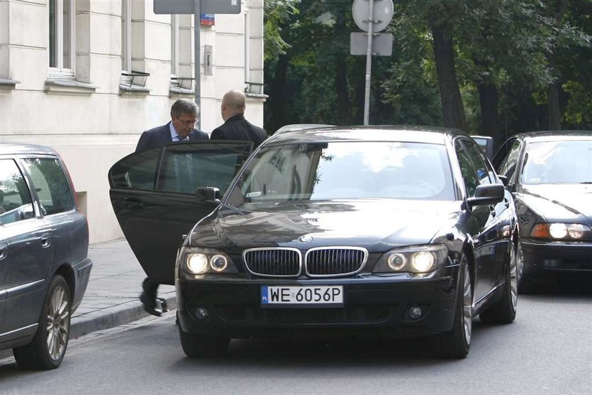 Bronisław Komorowski pojechał do pałacu