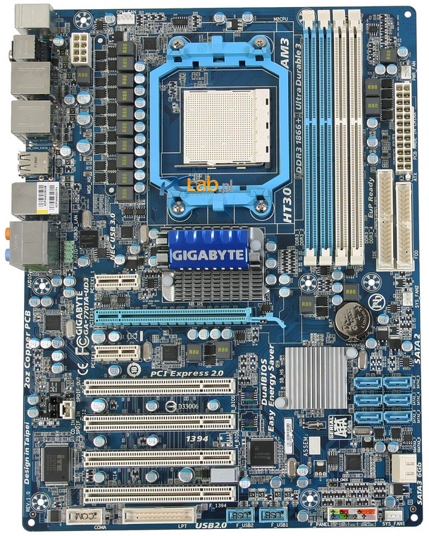 Системная плата gigabyte ga 770ta ud3 какие процессоры можно поставить