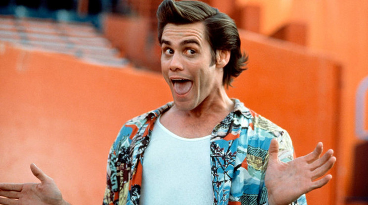 Jim Carrey az Ace Ventura című filmben /Fotó: Northfoto