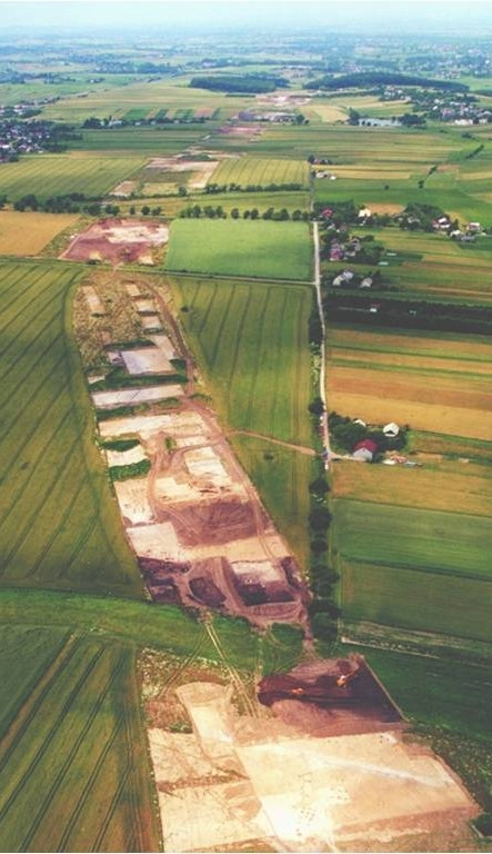 Wystawa "Archeologiczna autostrada", wykopaliska na autostradzie