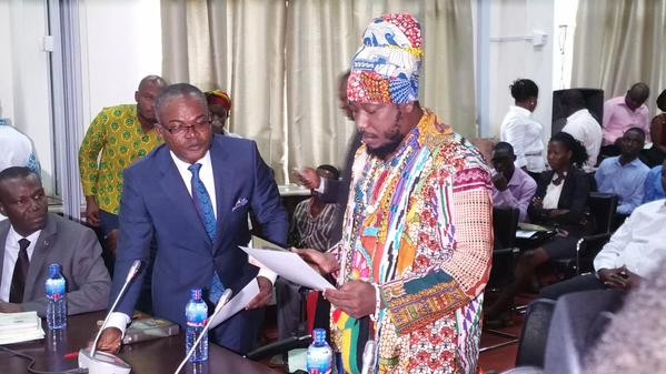 Blakk Rasta before the Privileges Committee of Parliament