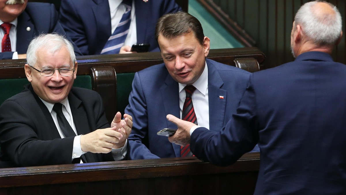 Jarosław Kaczyński Mariusz Błaszczak Antoni Macierewicz polityka Sejm Prawo i Sprawiedliwość PiS