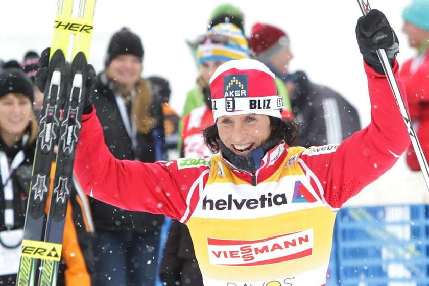 Justyna druga na mecie biegu w Davos