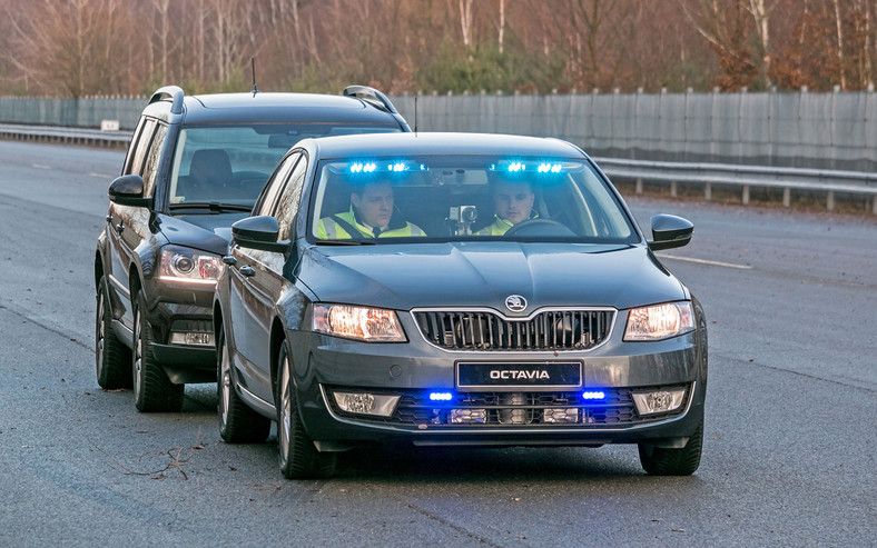 Skoda Octavia czeskiej policji 