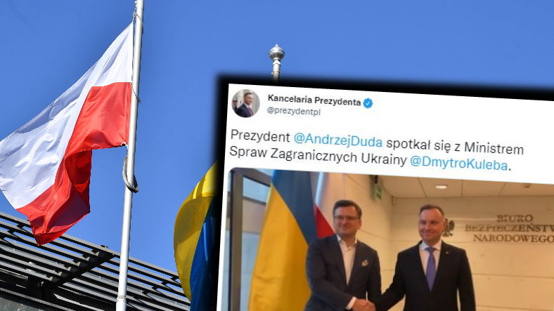 Duda spotkał się z szefem MSZ Ukrainy