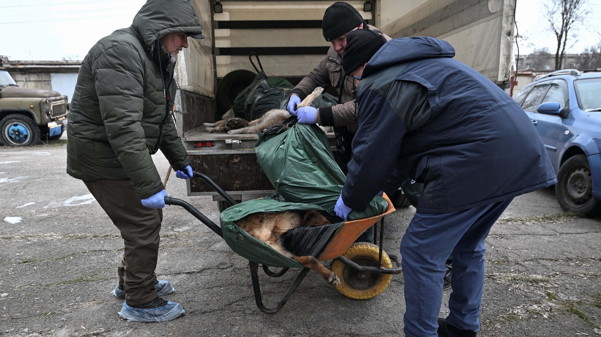 Ruský útok na útulok