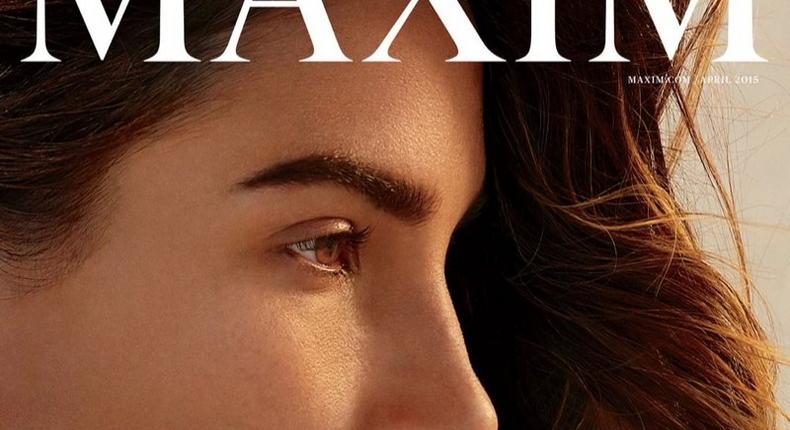 Lily Aldridge covers Maxim April 2015 issue