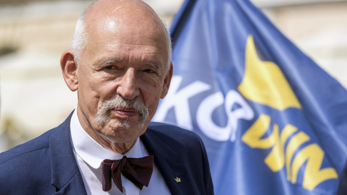 Janusz Korwin-Mikke puszcza stery partii KORWiN. Wiadomo, kto ma go zastąpić