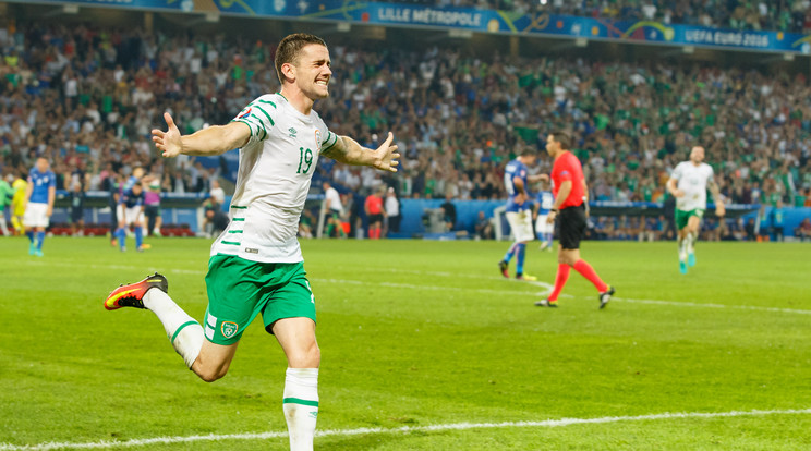 Brady gólja miatt szerda óta ünnepel egész Írország /Fotó: AFP