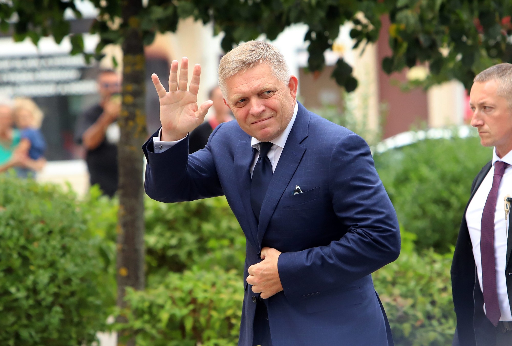 Predseda vlády SR Robert Fico (Smer-SD) absolvoval regionálny výjazd v Handlovej.