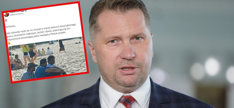 Były doradca Czarnka się nie popisał. Uwagę internautów przykuł jeden szczegół