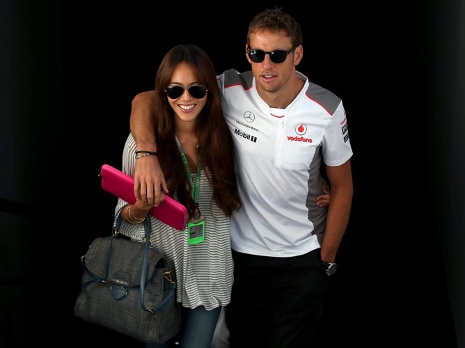 Jessica Michibata i Jenson Button