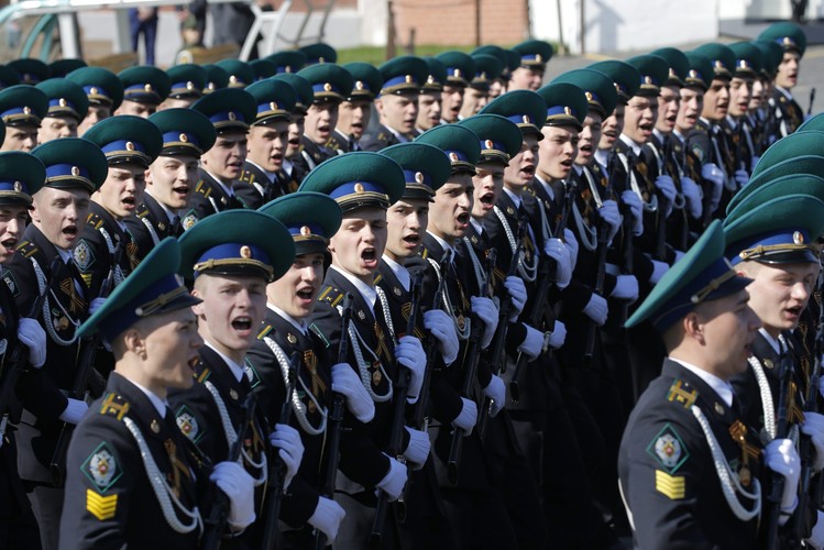 Defilada na Placu Czerwonym