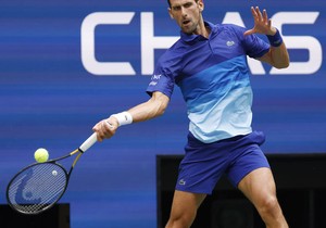 Detalj sa meča Novak Đoković - Danil Medvedev