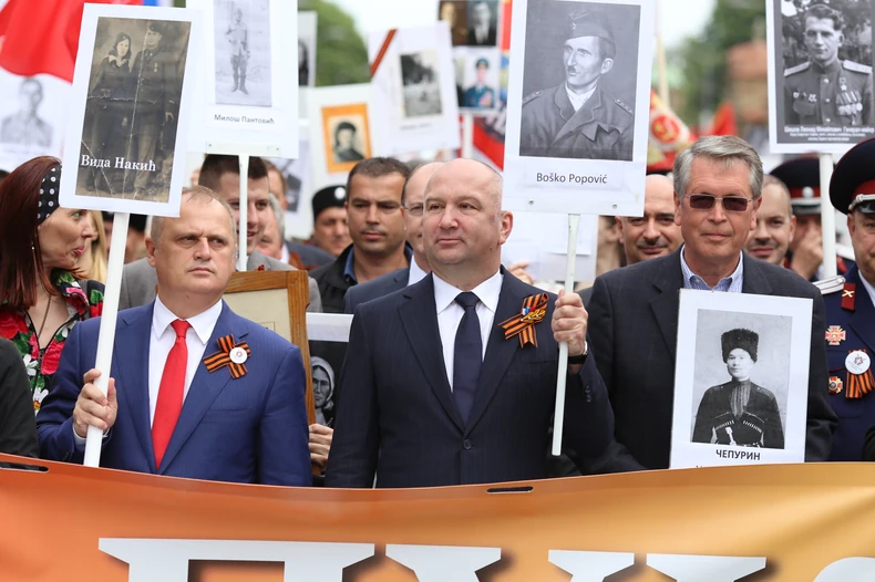 Goran Vesić, Nebojša Popović, ruski ambasador Aleksandar Čepurin