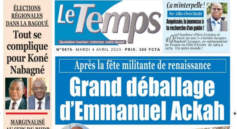 Le Temps, quotidien proche de l'opposition