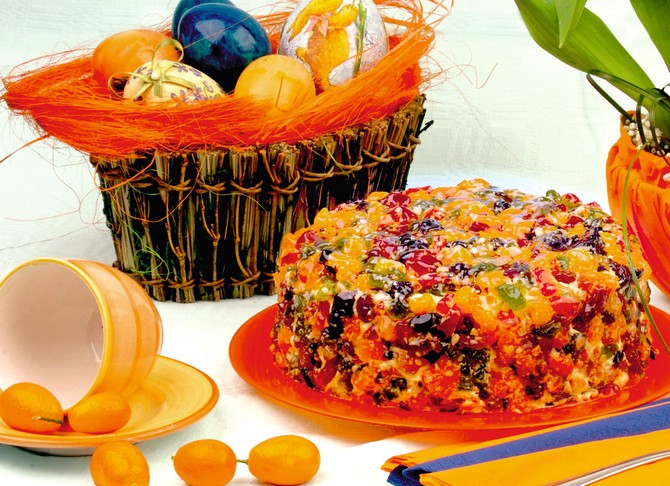 Torta ruska salata