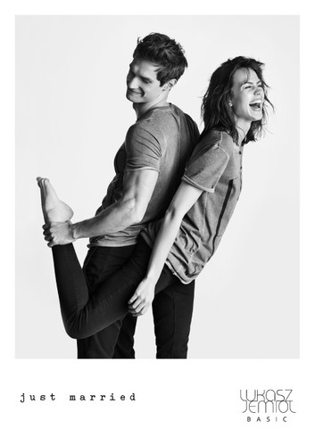 Marta Dyks i Borys Starosz w walentynkowej kampanii Łukasza Jemioła