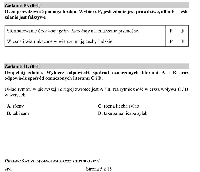 Arkusze ze sprawdzianu szóstoklasisty 2016 - język polski i matematyka