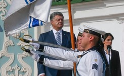 Petro Poroszenko obiecuje: Nasza flaga zawiśnie nad Krymem i Donbasem