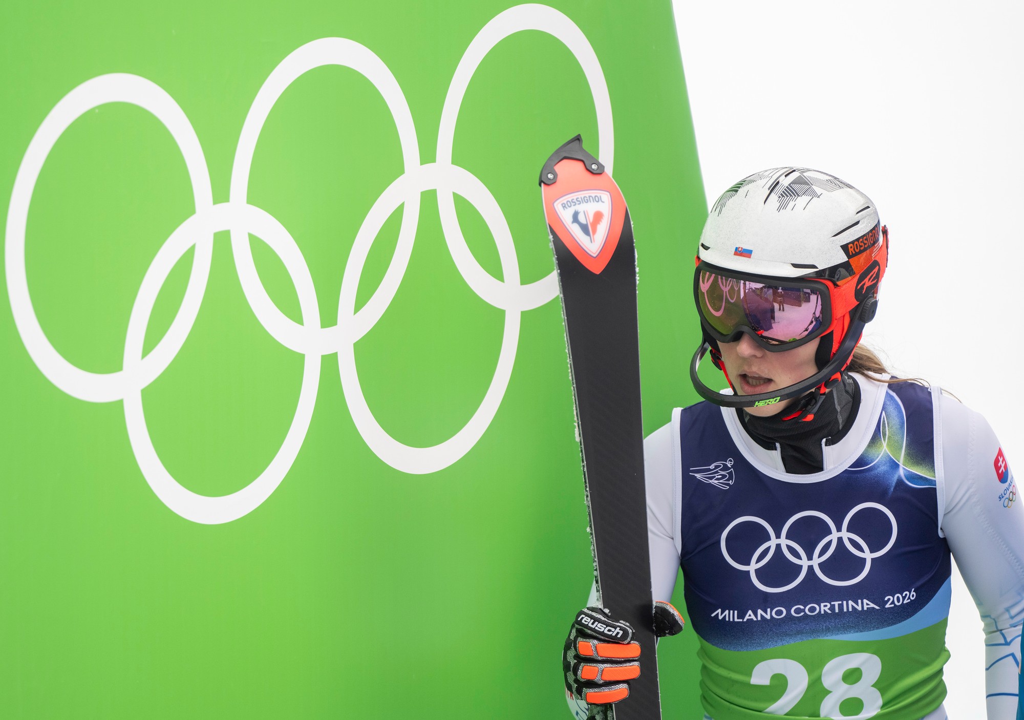 Slovenská lyžiarka Petra Vlhová na ZOH 2026.