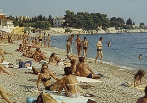 Slika sa plaže - ilustracija