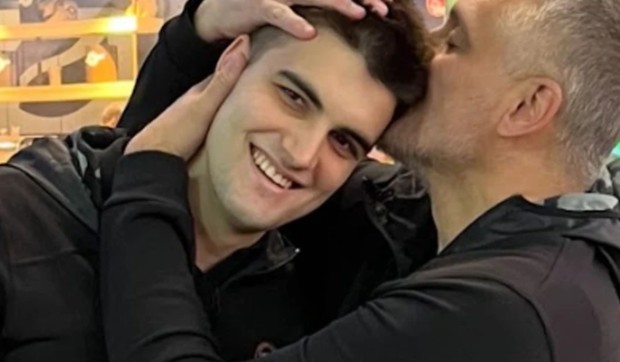 Čeda Jovanović sa sinom