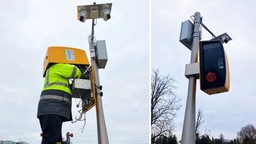 fotoradar rekordzista powrócił. wcześniej zniszczono go dwa razy, w ty