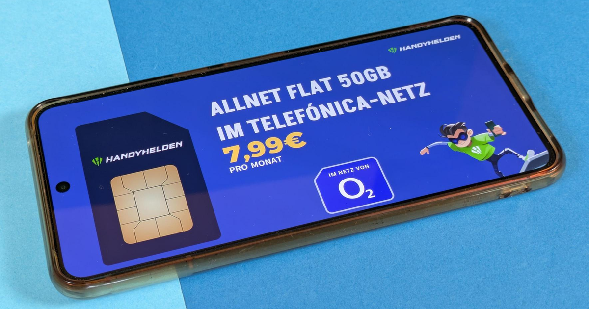 7.99 Euro için TeleFónica O2 ağında 50 GB Allnet Flat