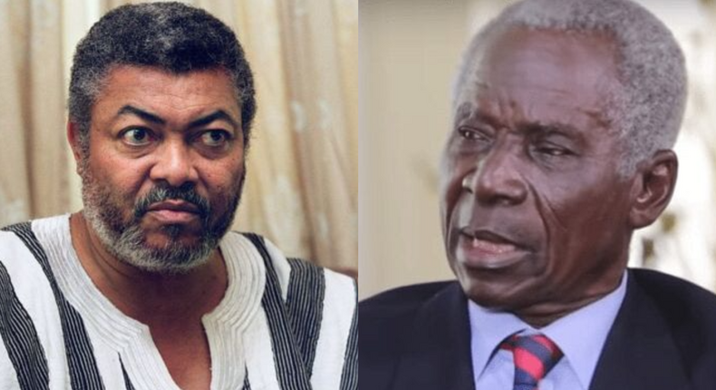 Jerry Rawlings and General Nunoo Mensah