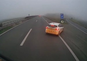 Nepropisno skretanje na auto-putu za Novi Sad