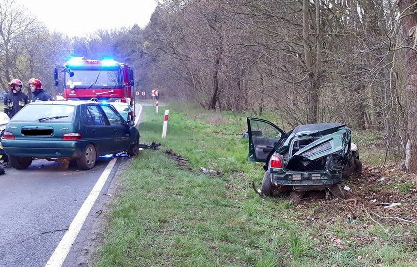 Kierowca wjechał w auto policjanta