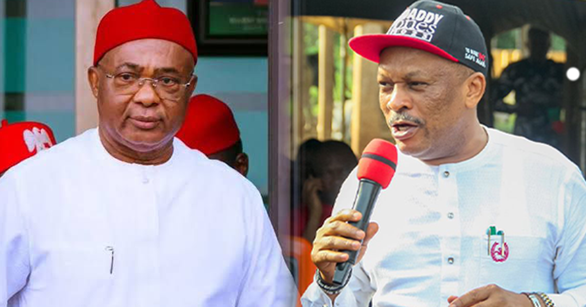 Uzodimma dusted at Anyanwu's polling unit as PDP records wide-margin victory - Vimarsana News