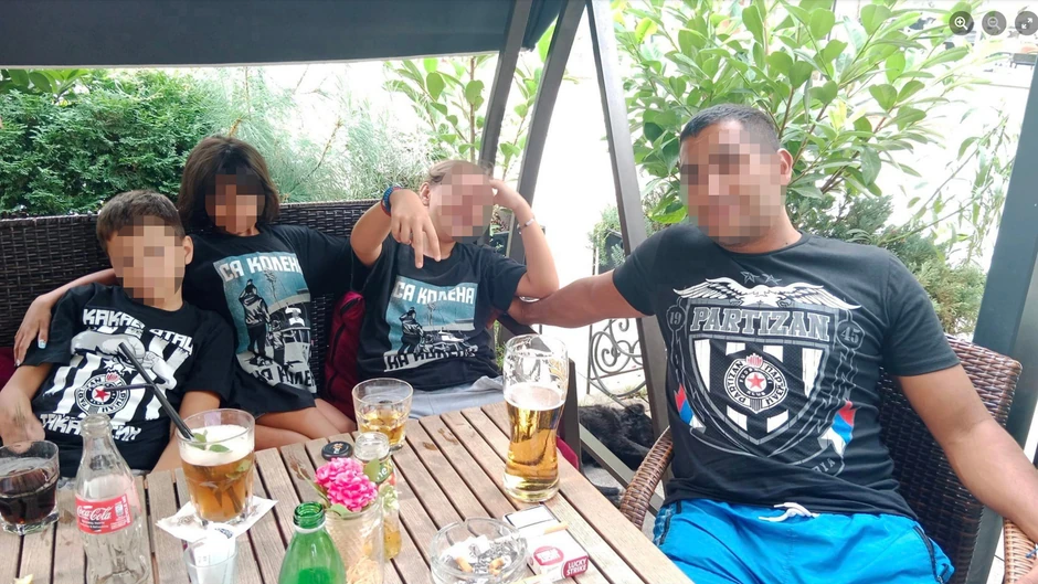 Milan D. sa svojom decom