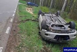 Jechał z przyczepką, gdy z lasu wyskoczyła sarna. Mogło skończyć się znacznie gorzej