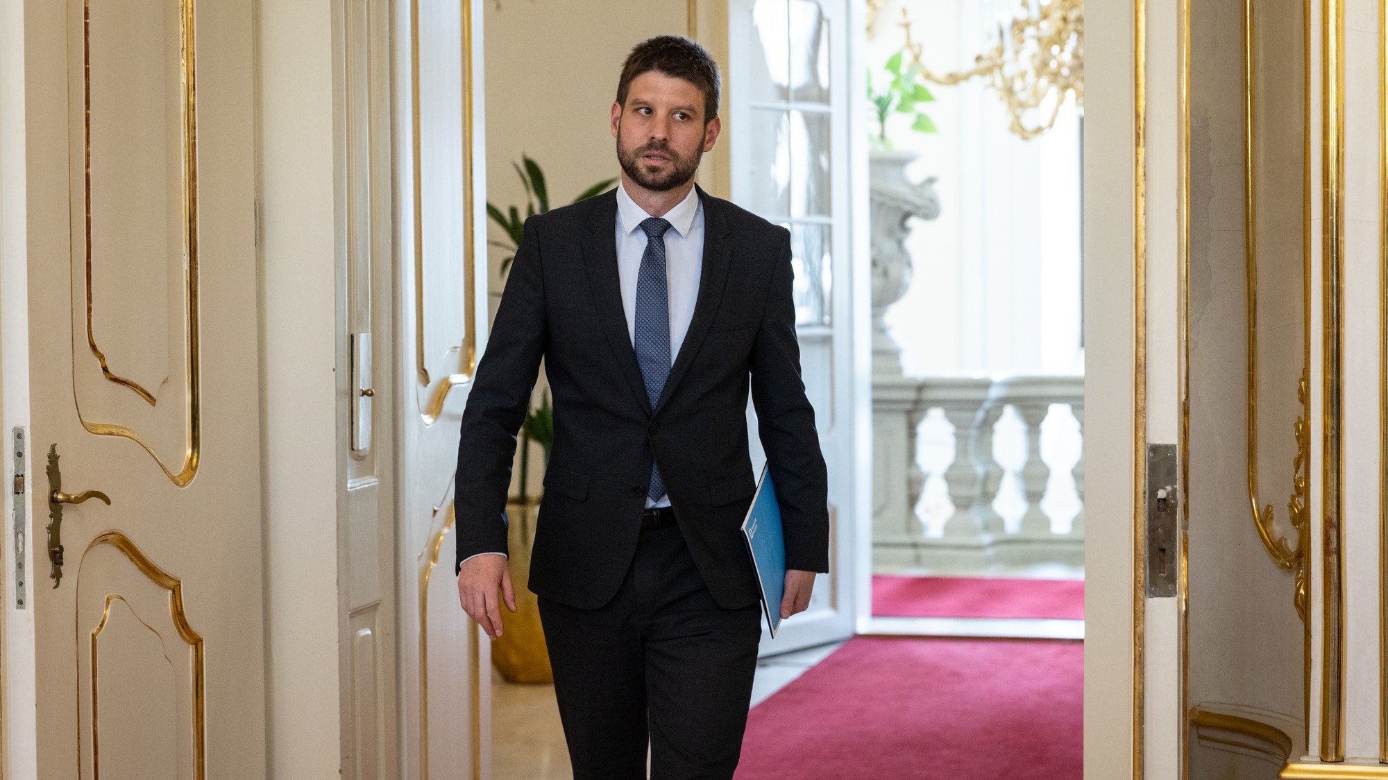 Okrúhly stôl predsedov parlamentných strán u prezidenta Petra Pellegriniho 17.6.2025