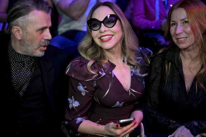 Ornela Muti na reviji na Nedelji mode u Moskvi 