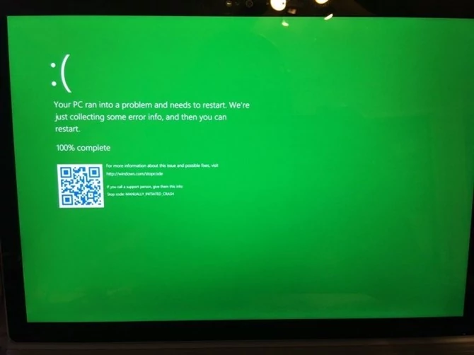 GSOD, czyli zielony ekran śmierci w Windows 10