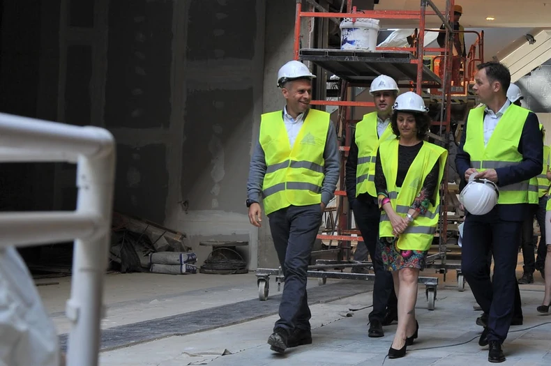 Obilazak gradilišta na Karaburmi