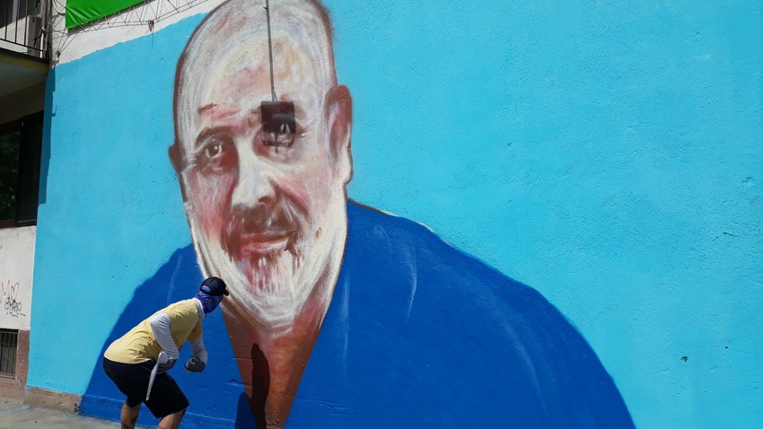 Građani oduševljeni idejom o muralu sa likom dr Miodraga Lazića u Nišu 