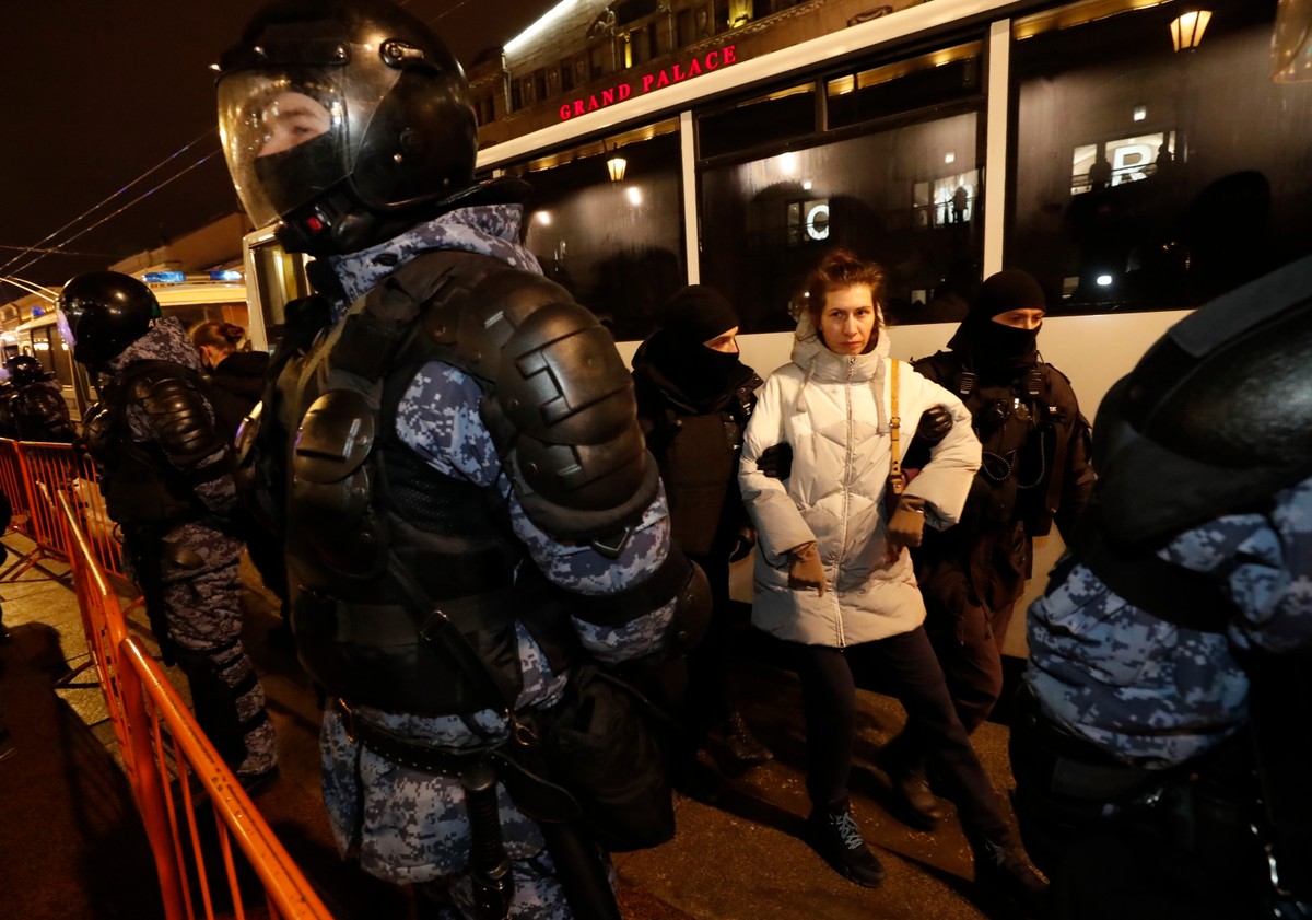 Protesty w Petersburgu